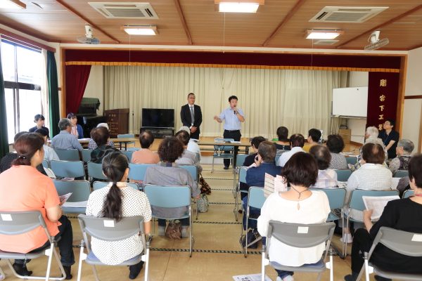 2018/9/19　前橋市 自治会交流サロンにて介護に関する講師をさせていただきました☆ イメージ
