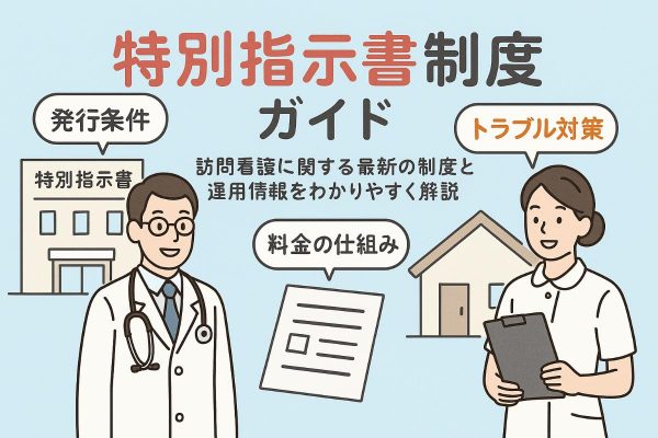 訪問看護特別指示書制度を徹底解説｜最新運用ガイドと発行条件・料金・トラブル対策 イメージ