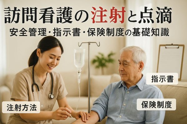 訪問看護で注射を受ける方法と在宅点滴の安全管理・指示書・保険や料金比較まで徹底解説 イメージ