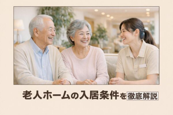 老人ホームの入居条件を徹底解説｜要介護度・年齢・認知症・持ち家や最新費用まで完全網羅 イメージ