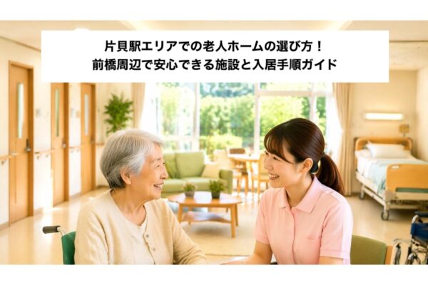 片貝駅エリアでの老人ホームの選び方！前橋周辺で安心できる施設と入居手順ガイド イメージ
