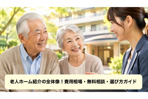 老人ホーム紹介の全体像！費用相場・無料相談・選び方ガイド イメージ