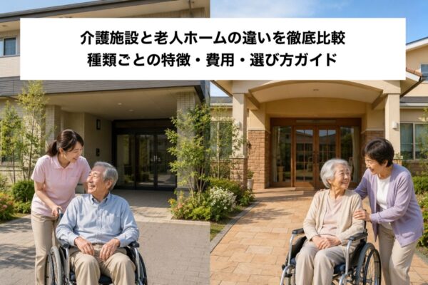 介護施設と老人ホームの違いを徹底比較｜種類ごとの特徴・費用・選び方ガイド イメージ